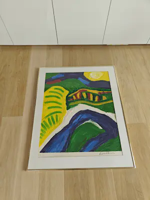 Bengt Lindstrom - Mooie Aquagravure/Carborundum kopen? Bied vanaf 325!