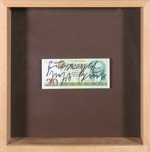 Joseph Beuys - Handgesigneerde Zwanzig Mark kopen? Bied vanaf 1!