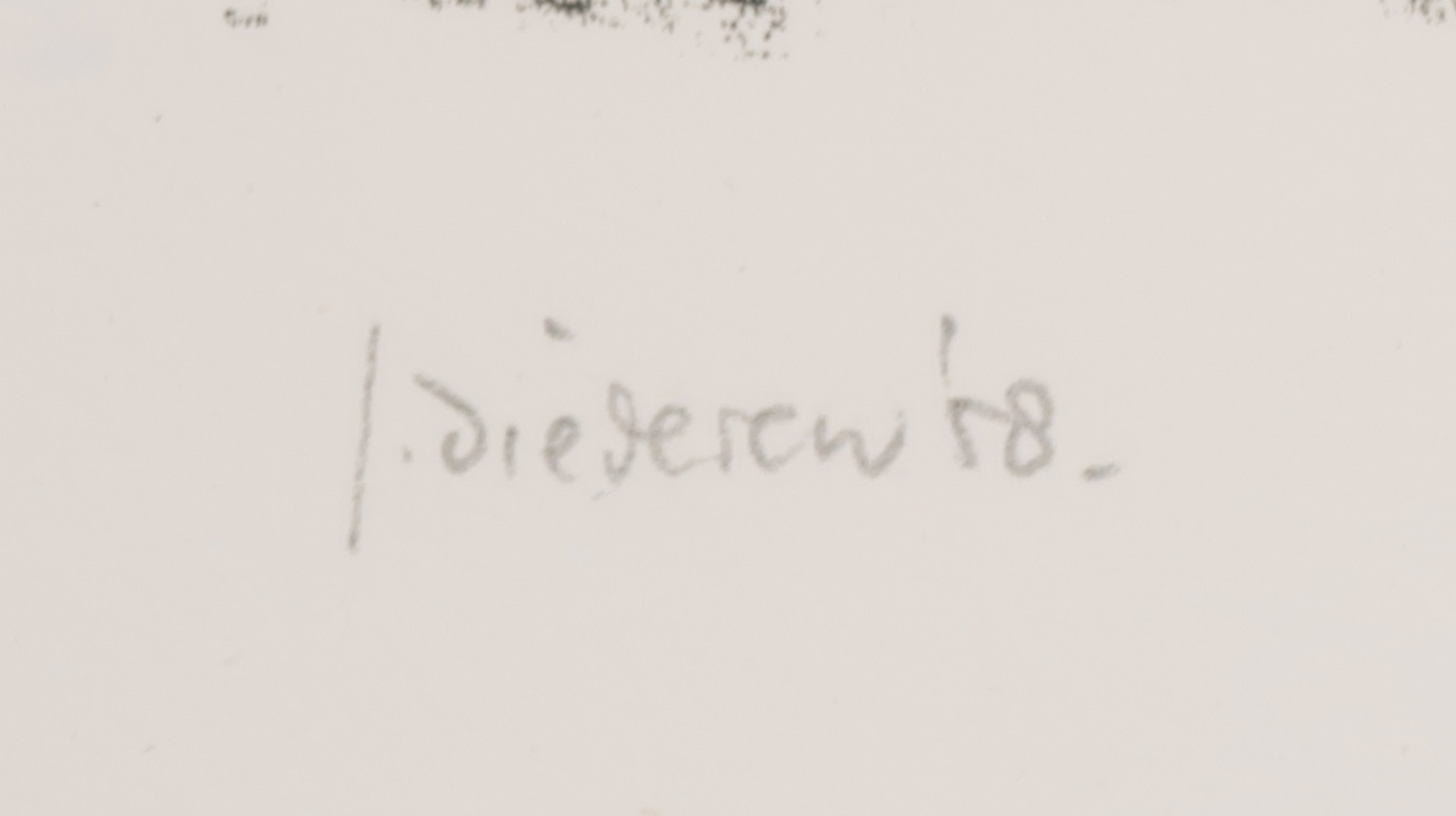 Jef Diederen - Litho, Zonder titel kopen? Bied vanaf 35!