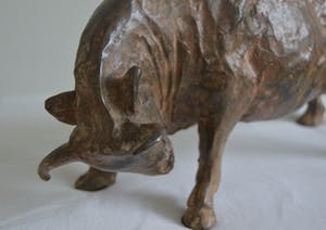 Pierre Chenet - Le Taureau bronze - ZWAAR kopen? Bied vanaf 399!