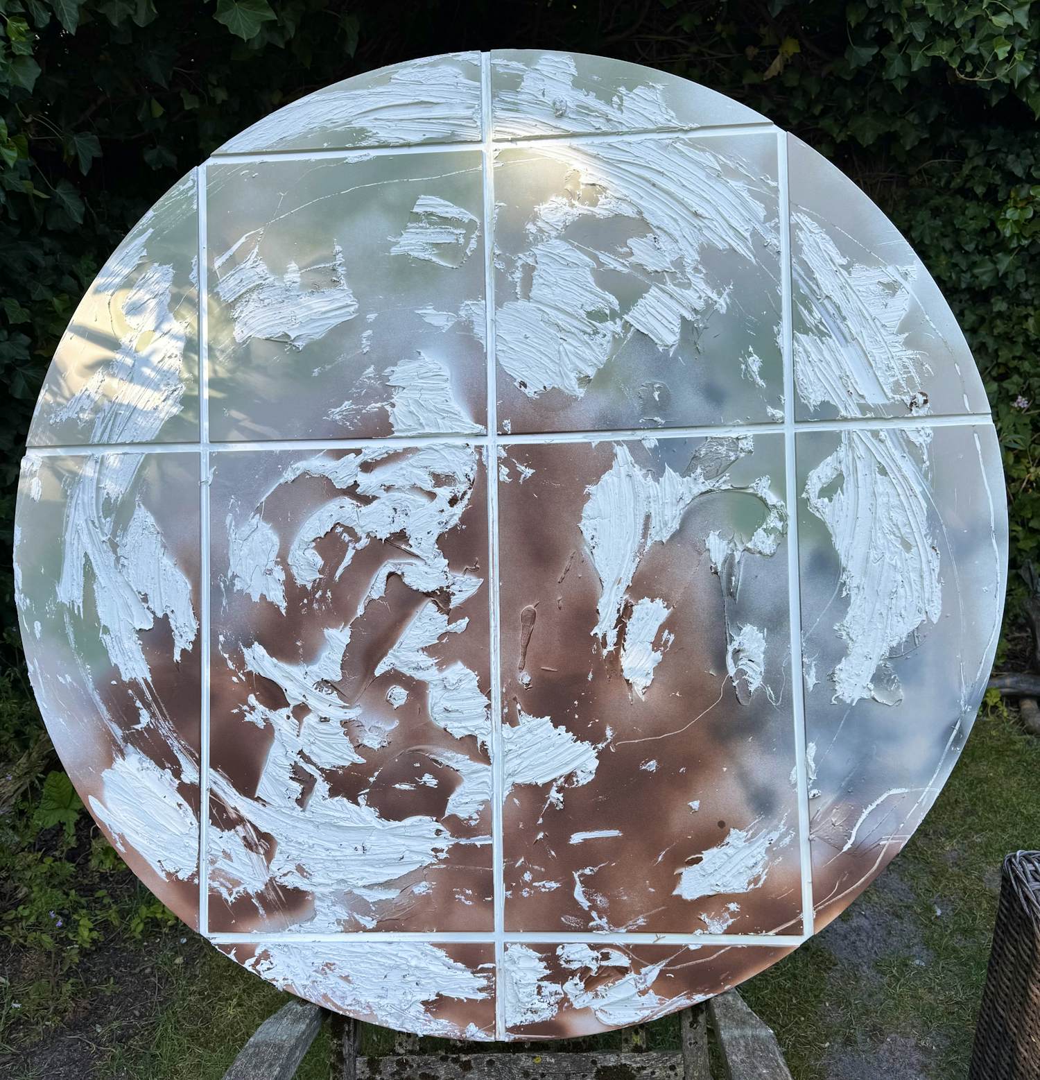 Maurice Grothausen - XXL-RELIËFPANELEN MG-02 roestbruin rond (groot) kopen? Bied vanaf 125!