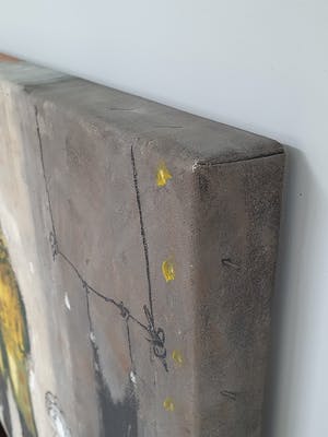 Liesbeth Rahder - Olieverf op doek, Twee figuren kopen? Bied vanaf 285!
