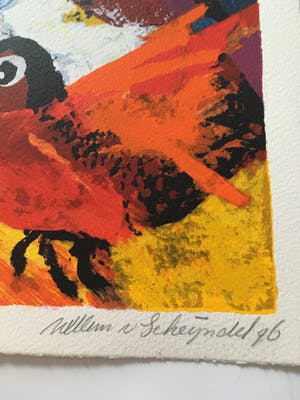 Willem van Scheijndel - Kleurenzeefdruk z.t. kopen? Bied vanaf 60!