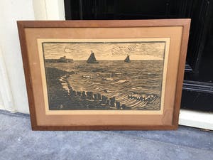 Gerard Koekkoek - C2526 Zeilbootjes voor de kust kopen? Bied vanaf 60!