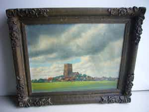 Niet of onleesbaar gesigneerd - Zicht op Ransdorp verkocht voor € 10!