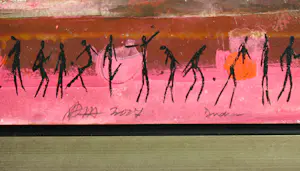 Ad Arma - Handbewerkte zeefdruk op board, Uit de serie 'India' nr. 60 kopen? Bied vanaf 70!