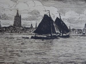 Waalko Jans Dingemans (sr.) - Gezicht op ???? kopen? Bied vanaf 50!