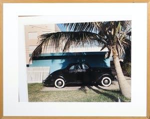 Bert Houweling - Digitale print, Auto in Miami-Ingelijst kopen? Bied vanaf 10!