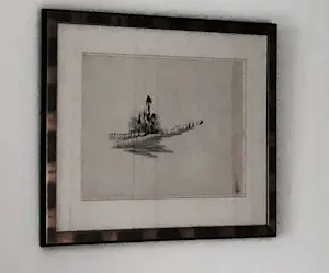 Melle Oldeboerrigter - Surrealistisch landschap kopen? Bied vanaf 110!