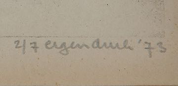 Irene Verbeek - Ets - Gesigneerd l.o. - Fruit Fuinical - Oplage 2/7 - BKR Groningen - 1973 kopen? Bied vanaf 15!