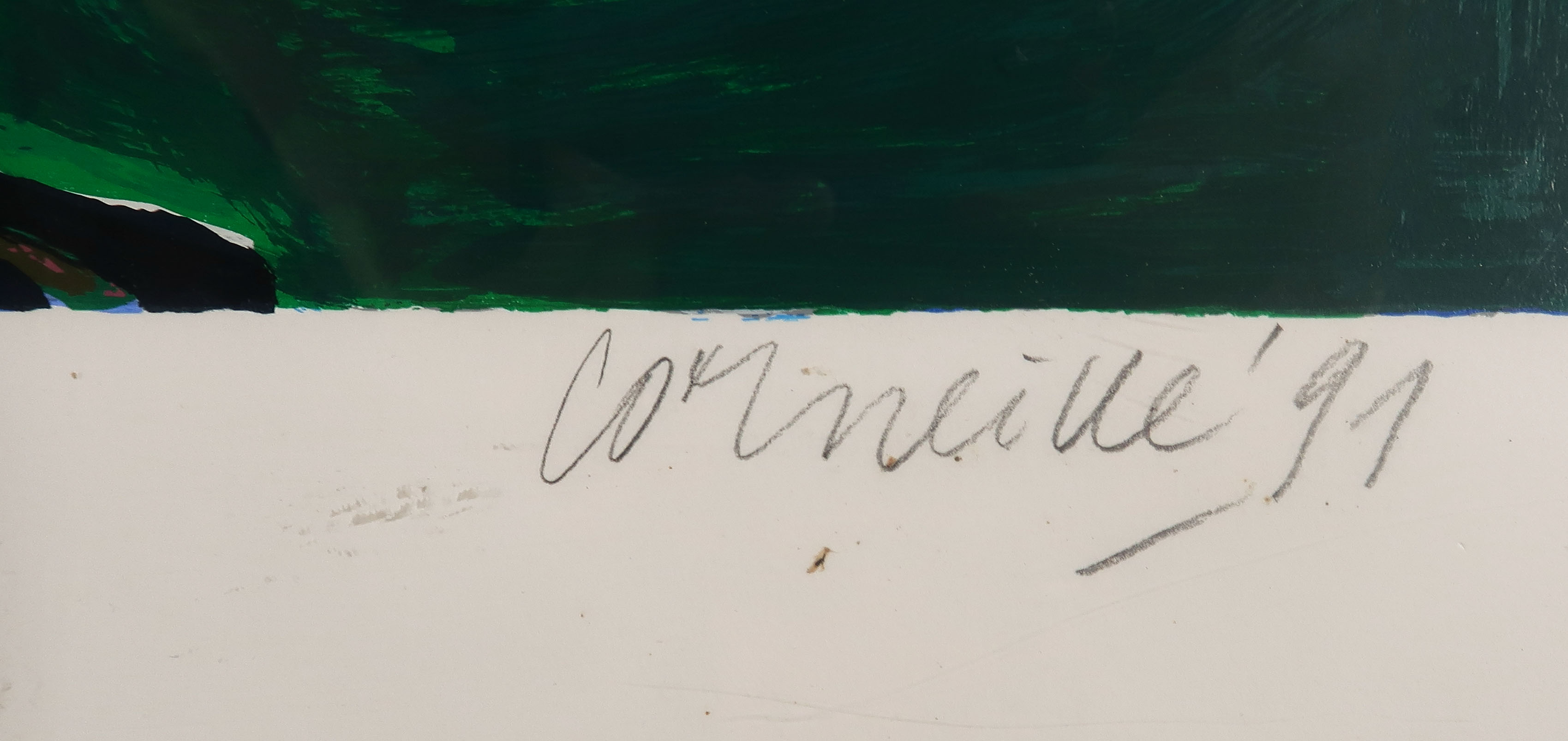 Corneille - Zeefdruk, Le Jardin des Délices - Ingelijst (Zeer groot) kopen? Bied vanaf 850!