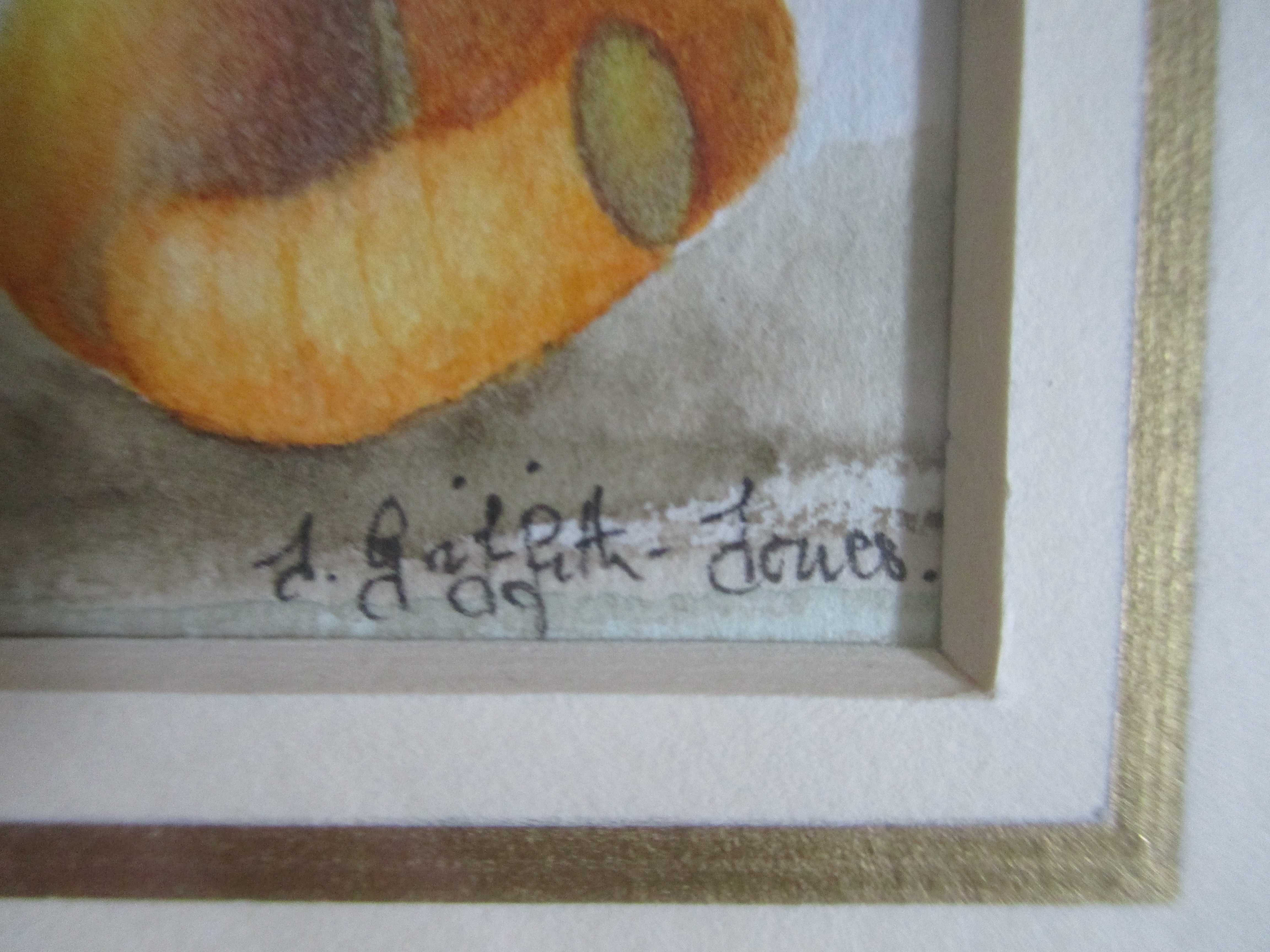 Julia Griffith-Jones - Gouache "Trumpet Lily Royal Gold" kopen? Bied vanaf 1!