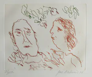 Jan Sierhuis - gesigneerde ets kopen? Bied vanaf 69!