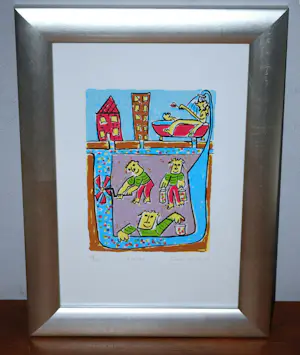 Twan de Vos - Rionet - litho - oplage 20 kopen? Bied vanaf 50!