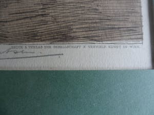 Albert Baertsoen - Ets . titel ."Sackgasse". (Doodlopende weg ) kopen? Bied vanaf 40!