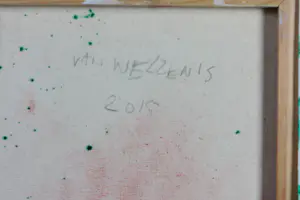 Jan Willem van Welzenis - Olieverf op doek, Zonder titel / Abstracte compositie kopen? Bied vanaf 200!
