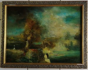 Harry Balm - Naakt in surrealistisch landschap kopen? Bied vanaf 120!