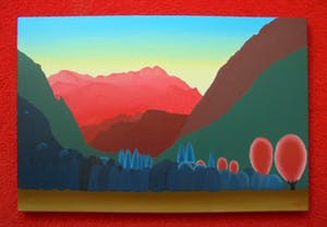 Hein van der Meij - "zonsondergang" in Oostenrijk. kopen? Bied vanaf 49!