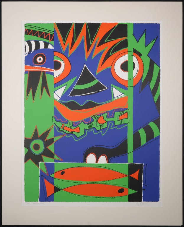Marianne Naerebout - Marianne Naerebout: Zeefdruk, African Mask kopen? Bied vanaf 1!