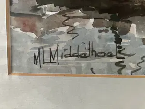 Martinus Leonardus Middelhoek - Haven van Brielle ca 1973 kopen? Bied vanaf 35!