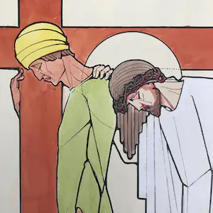 Jos Speybrouck - Via Crucis en de VII Weeën van Maria - 21 ingekleurde litho's - 1928 kopen? Bied vanaf 125!