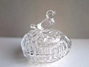 Sklo Union - Rudolfova - Nachtmann, Anna Hütte - Verfijnd Loodkristal: Zwaan, 2 Vogeltjes, Kaarsenhouder kopen? Bied vanaf 1!