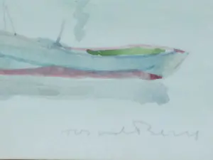 Jos van den Berg - De haven van Altea - Aquarellen kopen? Bied vanaf 48!