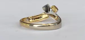 18 karaat gouden ring met diamant kopen? Bied vanaf 180!