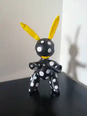 Carole CARPIER - BUNNY (geïnspireerd door Jeff Koons) verkocht voor € 199!