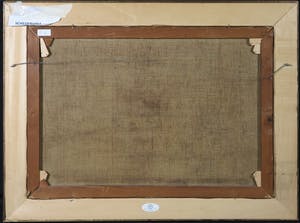 Niet of onleesbaar gesigneerd - Olieverf op doek, Stadsgezicht Amersfoort Muurhuizen - Ingelijst kopen? Bied vanaf 1!