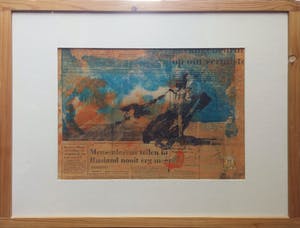 Niet of onleesbaar gesigneerd - gemengde techniek op papier - unica kopen? Bied vanaf 1!