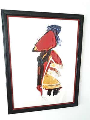 Arty Grimm - Mooi abstract figuur verkocht voor € 40!