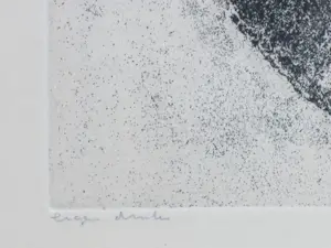 Willem Retera - Twee maskers - Ets kopen? Bied vanaf 45!