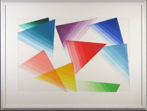 Piero Dorazio - Aquatint, Wigwam - Ingelijst (Zeer Groot!!) kopen? Bied vanaf 150!