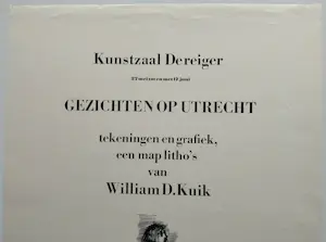 Dirkje Kuik - Affiche Kunstzaal De Reiger + print kopen? Bied vanaf 20!