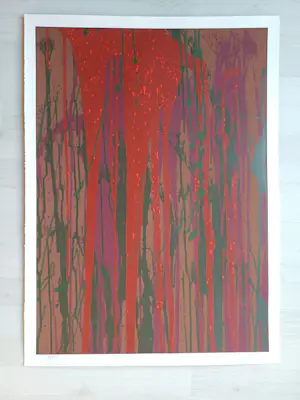 Larry Poons - Siebdruck - Auflage von 175 - signiert - nummeriert - (76 x 56 cm) kopen? Bied vanaf 399!