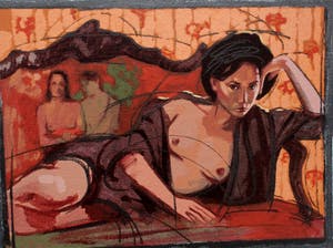 Nico Vrielink - Zeefdruk: Confrontatie met Gauguin kopen? Bied vanaf 99!