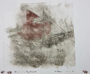 Buy Anton Heyboer - Kleuren ets, Schip? Bid from 150!