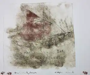 Buy Anton Heyboer - Kleuren ets, Schip? Bid from 150!