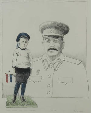 Robbert de Bakker - Litho, Dutch Mutineer 1933 Zeven Provinceën - Ingelijst kopen? Bied vanaf 35!