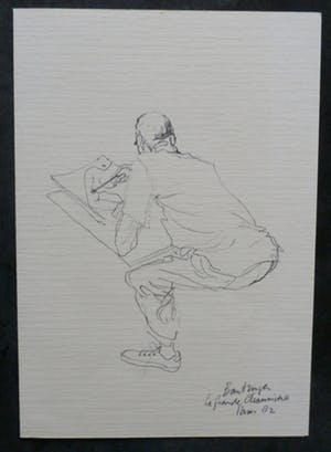 Cees Bantzinger - Pentekening op uitnodiging galerie Juffermans - 1982 kopen? Bied vanaf 10!