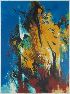 Mattie Schilders - Zeefdruk, In het licht van een vroege ochtend - Ingelijst (Groot) kopen? Bied vanaf 40!