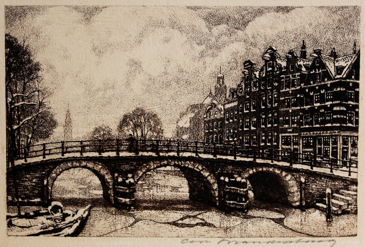 Cornelis Brandenburg - Prinsengracht C123M verkocht voor € 60!