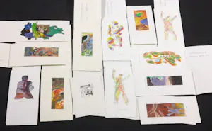 Ad Snijders - Lot van diverse originele werken op papier kopen? Bied vanaf 50!
