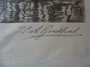 Jan Goedhart - 2 etsen, grachten pand, en Plantsoen kopen? Bied vanaf 30!