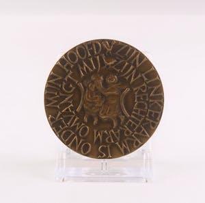 Niel Steenbergen - Bronzen penning, Huwelijkspenning kopen? Bied vanaf 45!