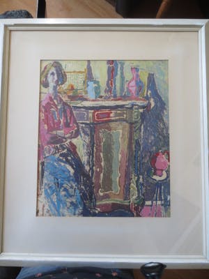 Cornelis Kievit - (1916-1966) Interieur 1960 kopen? Bied vanaf 167!