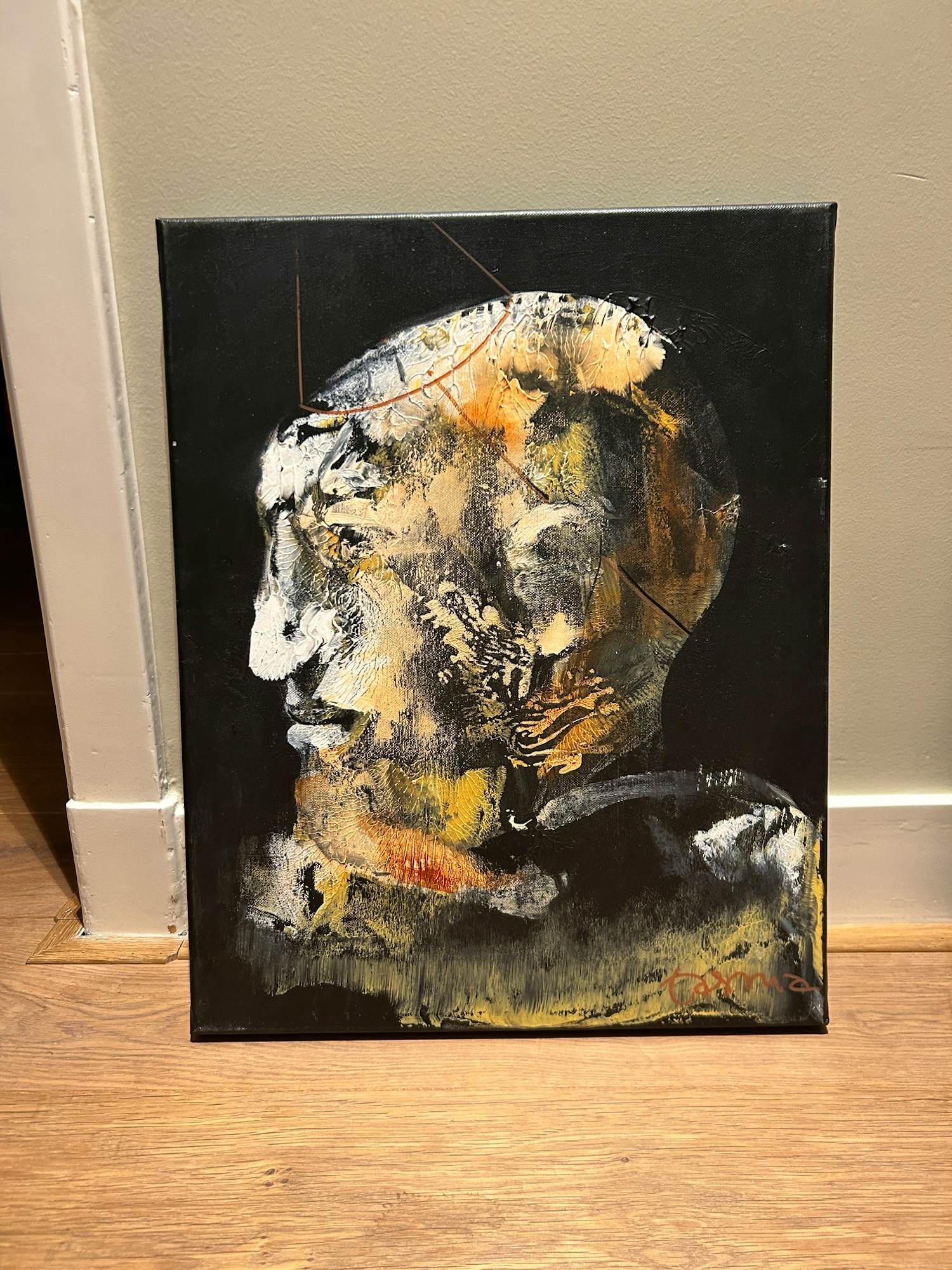 Dick Tasma - Hoofd man abstract kopen? Bied vanaf 120!