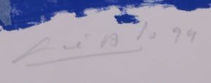 John Lie a Fo - Litho, Zonder titel - Ingelijst kopen? Bied vanaf 35!