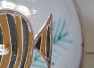 Veurse Werkplaatsen - Zeldzaam tinglazuren sierbord kopen? Bied vanaf 28!